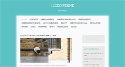 Desktop Screenshot of liceopenne.it