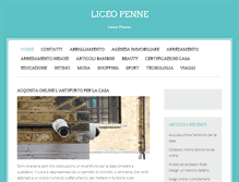 Tablet Screenshot of liceopenne.it